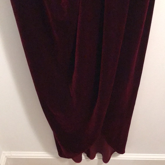 BHLDN Edison Red Velvet Dress Size 6 NWT - Picture 9 of 16